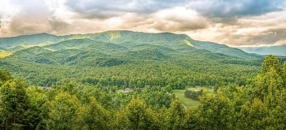 Modern Mountain Escape Villa Gatlinburg Luaran gambar